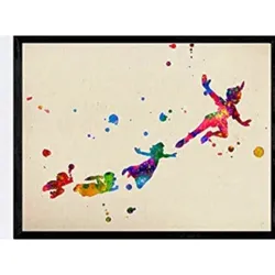 POSTER Peter Pan Druck A4 Rahmenlos