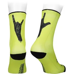 MALDITA BUENA SUERTE Socken Rock On | neongelb