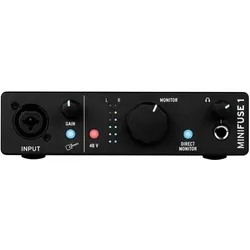 Arturia MiniFuse 1 (USB), Audio Interface, Schwarz