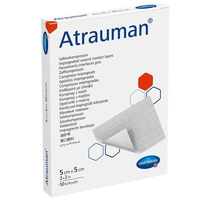 Atrauman 5x5 cm steril Kompressen 10 St