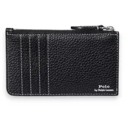 Polo Ralph Lauren für Damen. 427949872010 Leder-Kartenetui Polo Play schwarz (OSFA), Lässig