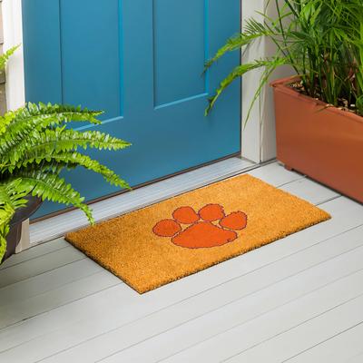 Evergreen Clemson University Full Color Indoor/Outdoor Coir Mat