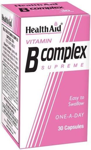HealthAid Vitamin B Complex 30 capsules 30 Units