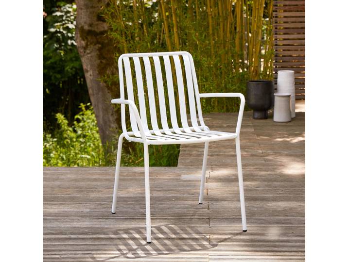 Garten Lehnstuhl aus Metall white Gaby - Weiß - Metal
