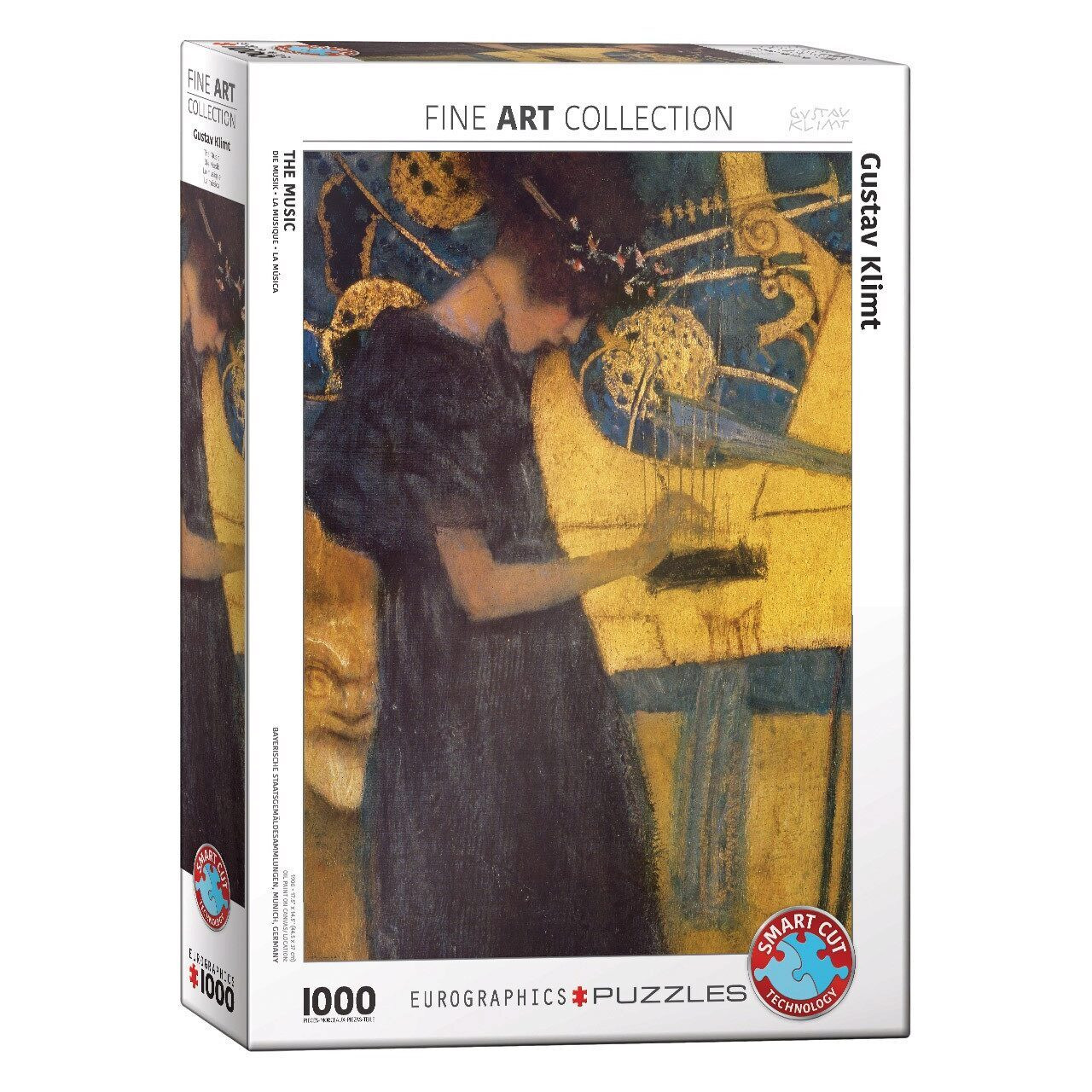 Eurographics Puzzel Gustav Klimt Muziek 1000 stukjes