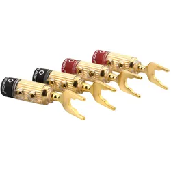 Oehlbach Fusion Lug, Audio Stecker, Schwarz, Rot, Gold