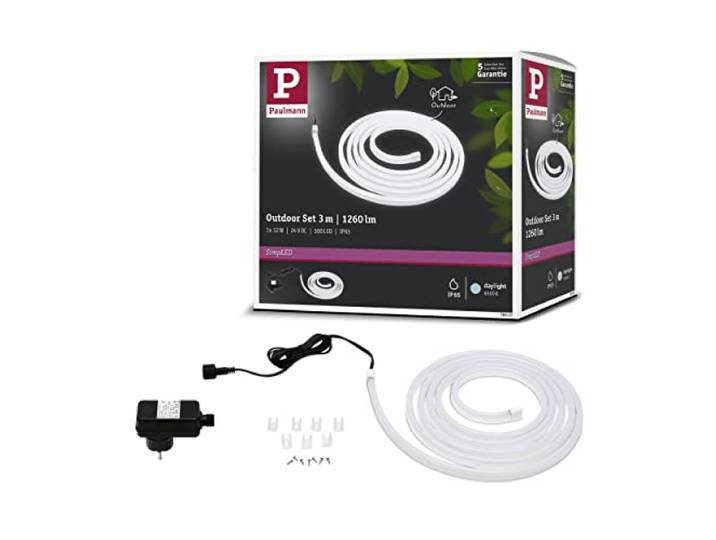 Paulmann 78907 SimpLED Kit de base pour extérieur IP65 12 W 1260 lm 6500 K 18 VA LumiÃšre du jour Blanc Plastique 3 m
