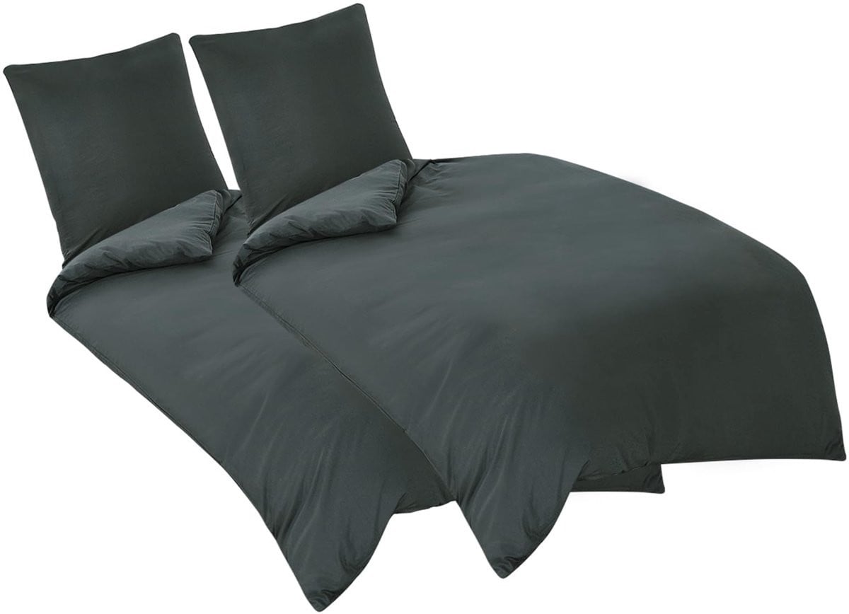Unyqoos Microvezel Beddengoed Set met Ritssluiting, 135 x 200 cm