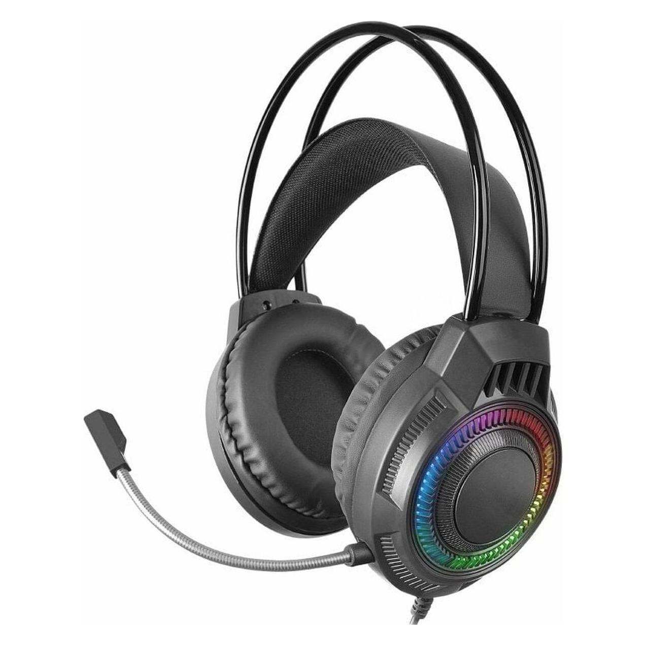 Mars Gaming Casque Gamer Filaire Mh124 RGB (Noir) (Kabelgebunden) (MH124)