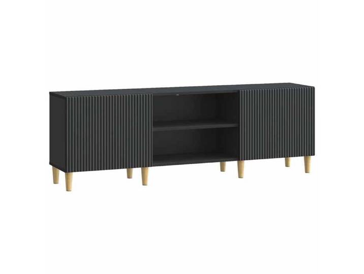 Meuble TV Noir 150 x 31 x 50 cm Bois d'ingénierie poids:25.46 kg 14080
