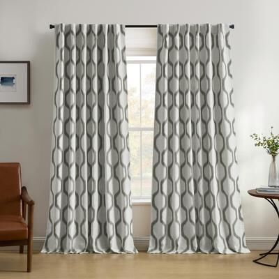 Threadmade Renzo Rod Pocket Back Tab Window Curtain