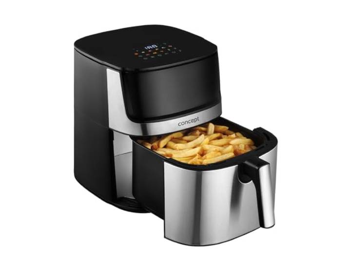 CONCEPT Heißluftfritteuse FR8010, Schwarz