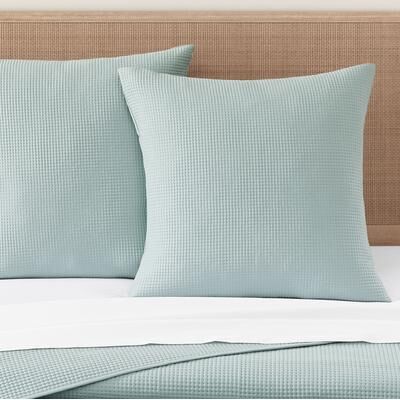 Stillwater Euro Quilted Sham by Salt Life in Aqua (Size ONE SIZE)