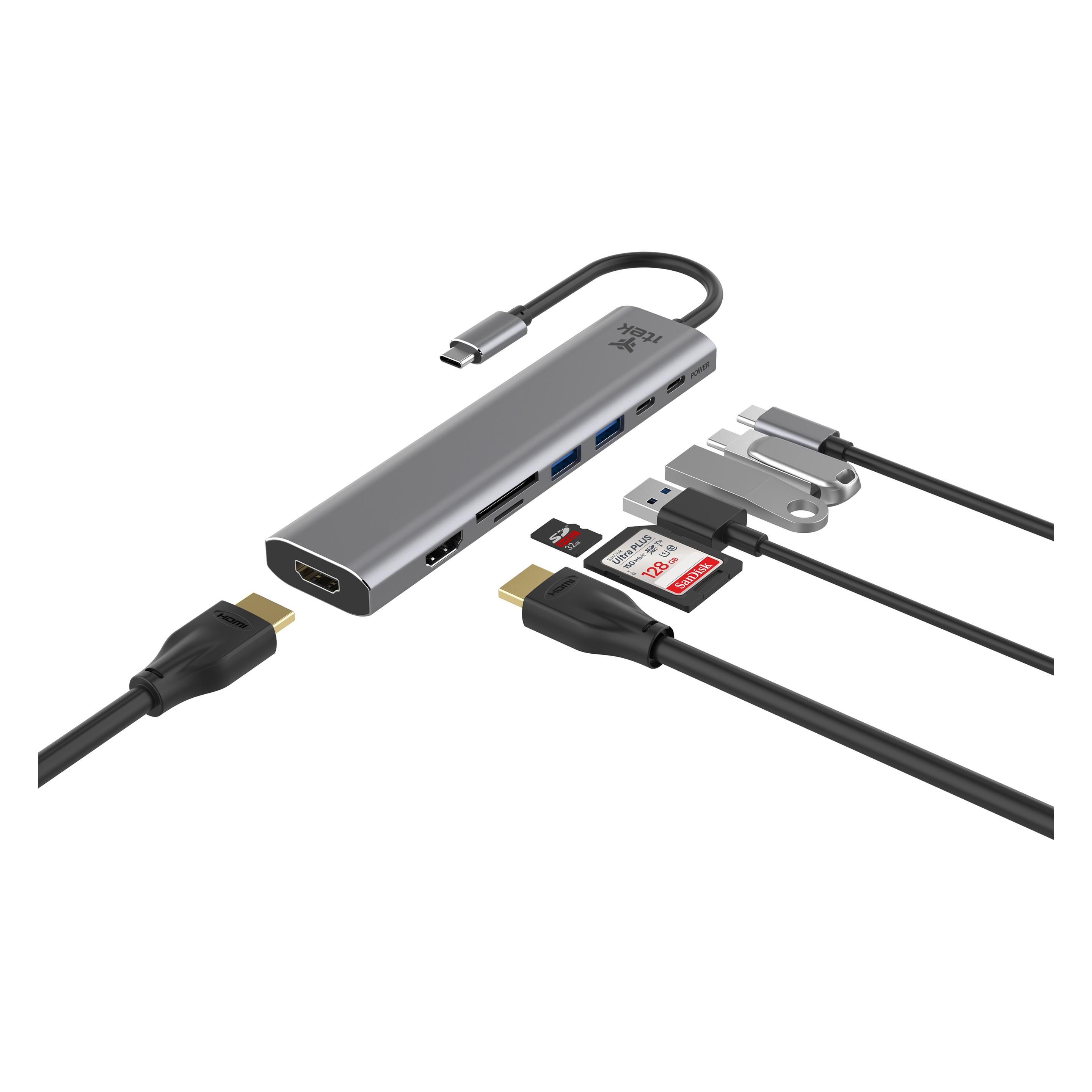 Itek ITHUC2HD2U3UCPDCR (USB-C, 7 Ports) (ITHUC2HD2U3UCPDCR)