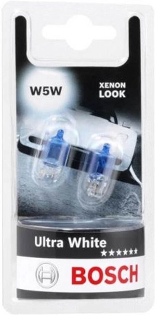 Lâmpadas de halogéneo BOSCH W5W Ultra White BL 12V 5W W2.1x9.5d
