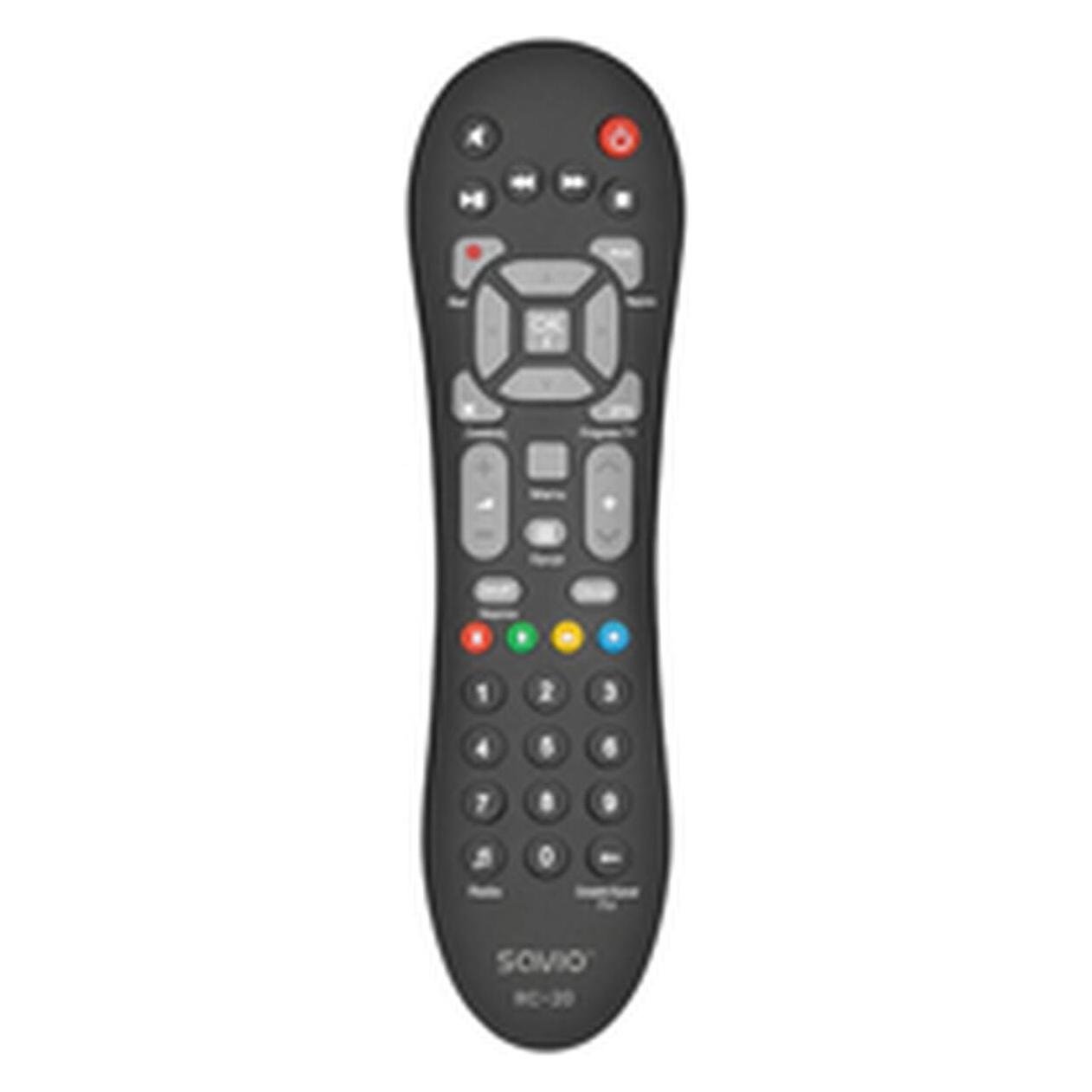Savio RC-20 Fernbedienung IR Wireless DTV TV Drucktasten (Universal Fernbedienung, Infrarot) (RC-20)