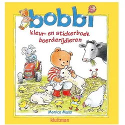 Kluitman, Sticker, Bobbi Mal- und Stickerbuch Bauernhoftiere