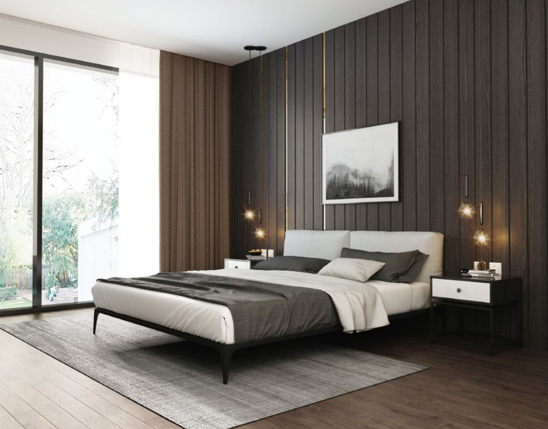 Luxe Designer Hotel Gestoffeerd Tweepersoonsbed 180x200 cm