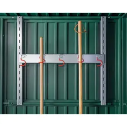Hörmann Ecostar Gerätehalterset  für EcoStar Gerätehäuser,silber,