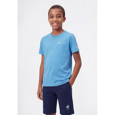 Champion "ICONS CONTRAST Crewneck T-Shirt" mit Rundhalsausschnitt, Kurzarm, aus Baumwolle, klassischer Schnitt