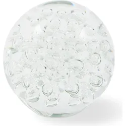 Bubble Glass Ball Glasdekoration 17 cm, transparent