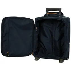 Brics Bric's Trolley + Koffer X-Travel 58103, Koffer, Blau