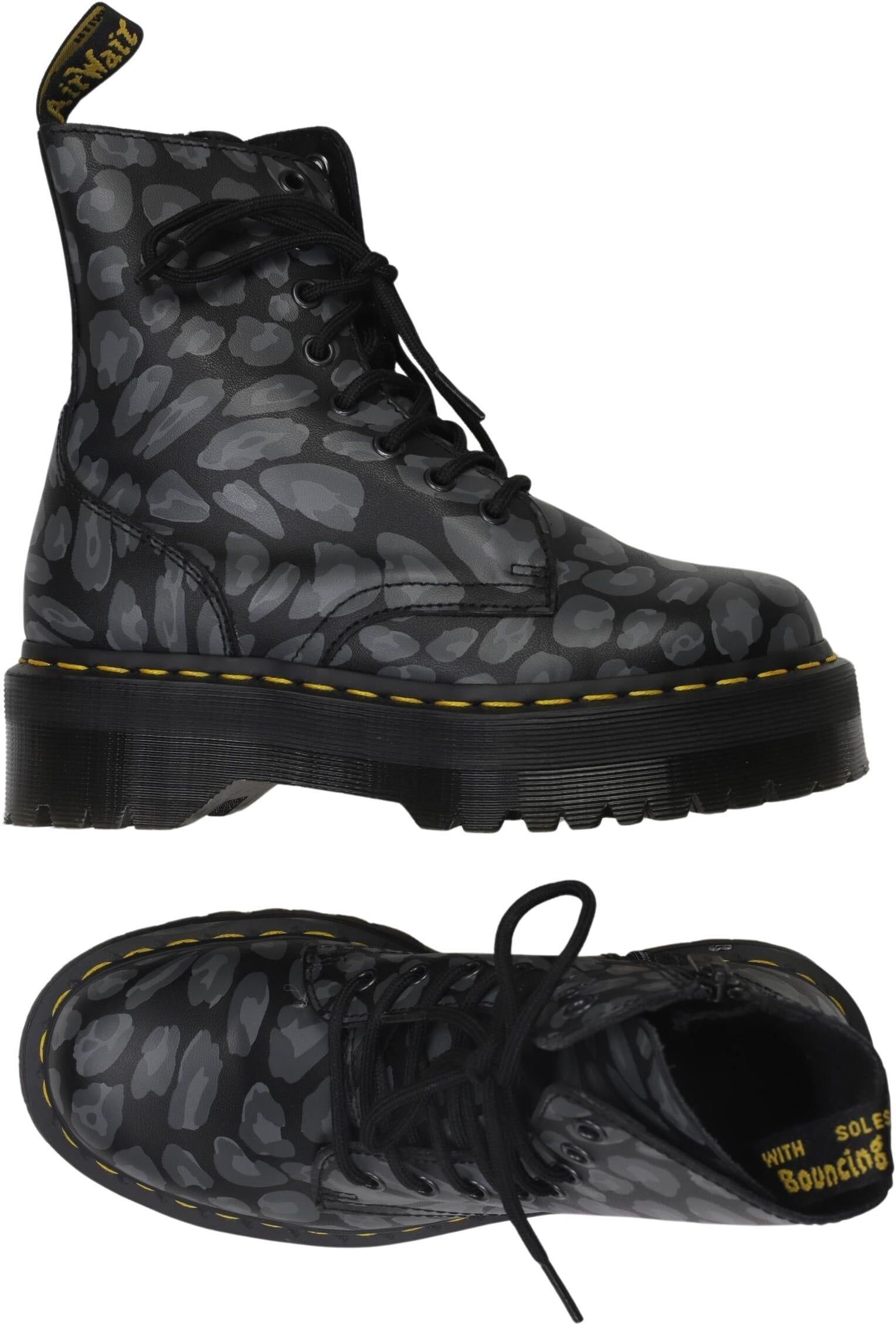 Dr. Martens Damen Stiefel, Grau, Gr. EU 37, Leder - Second Hand