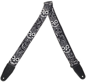 "Levys Poly 2"" B&W Skulls Noir"
