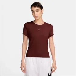 NIKE Sportswear Chill Knit Mod-Cropped T-Shirt Damen 658 - mystic dates/sail S