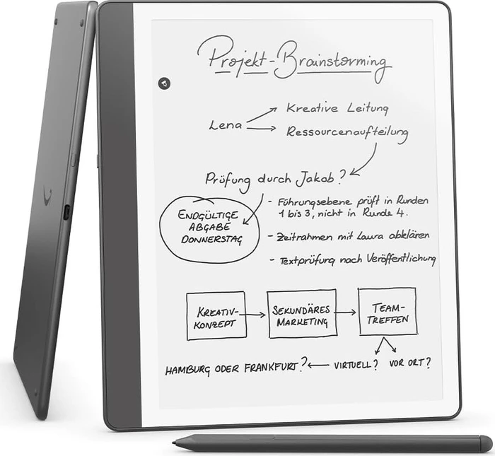Amazon Kindle Scribe 2024 32 GB grau mit Premium-Stift