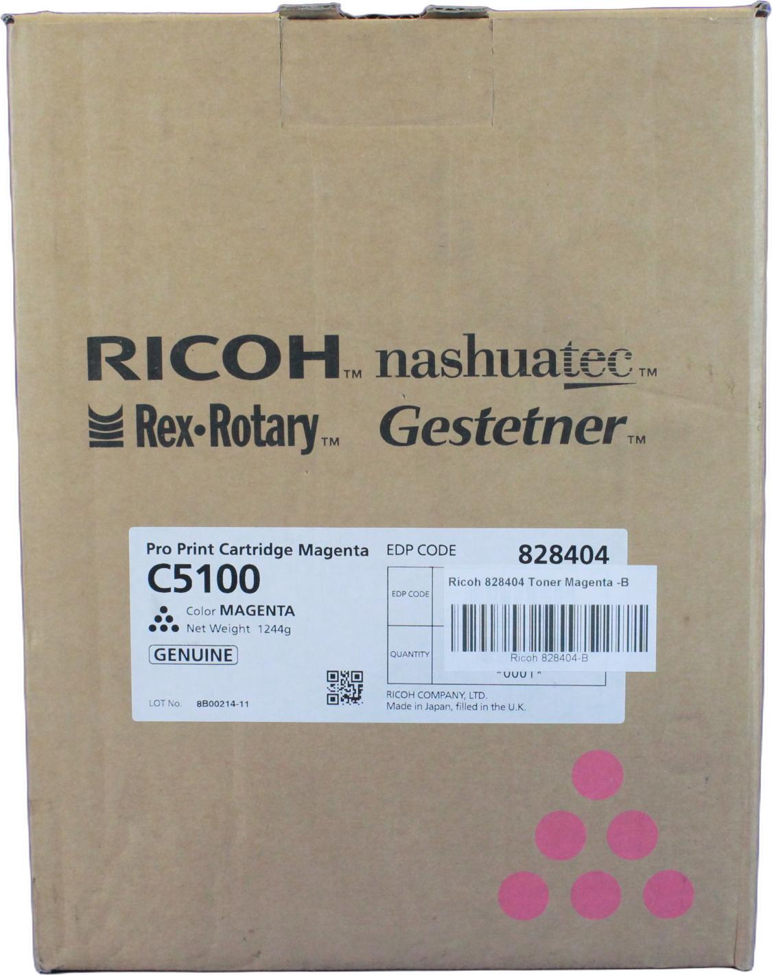 Ricoh Magenta - original - Tonerpatrone - für
