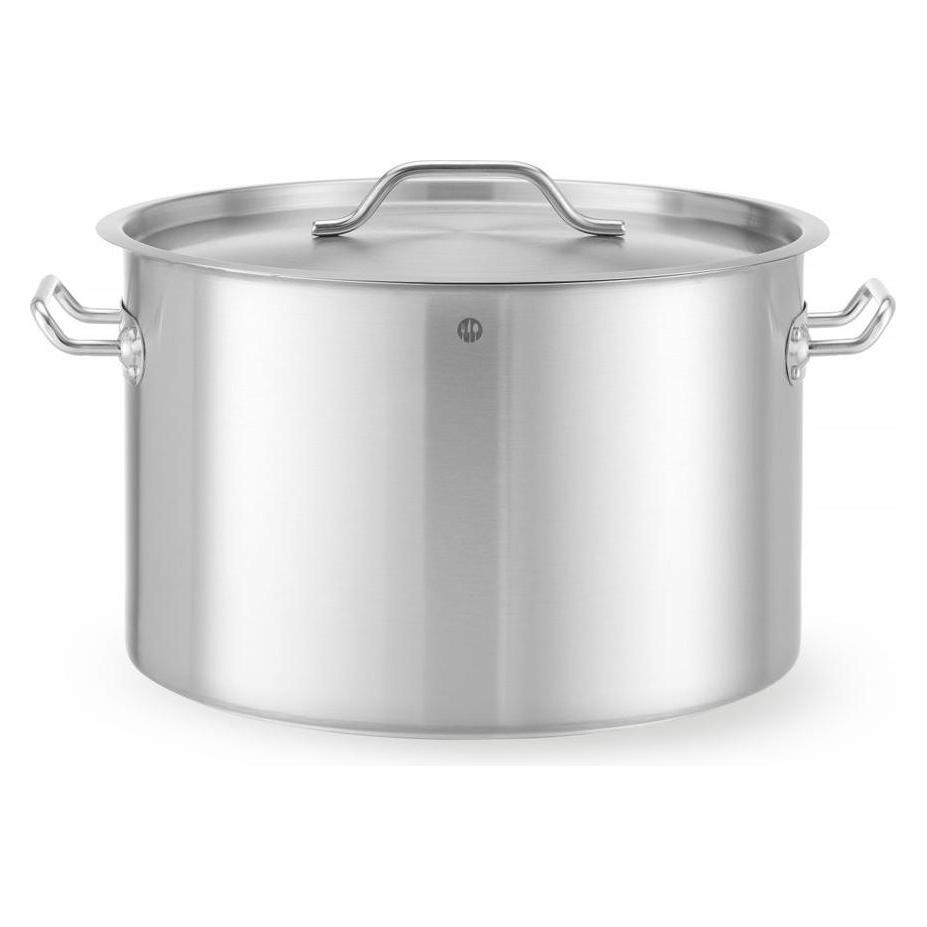 Hendi Kochtopf, mittel - mit Deckel,, Budget Line, 32L, ⌀400x(H)260mm (Kochtopf, Aluminium, Edelstahl, 40 x 26 cm) (42242800)