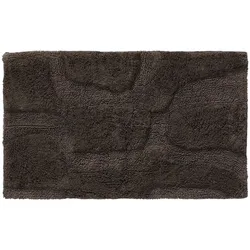 benuta Nest - Badteppich für Badezimmer - Badematte Nehir Grau 70x120 cm