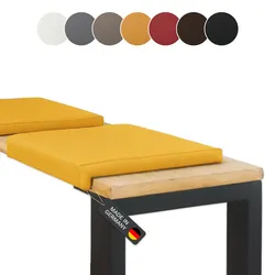 Lycce Klemmkissen Sitzkissen mit 1 Leiste, Kunstleder versch. Farben