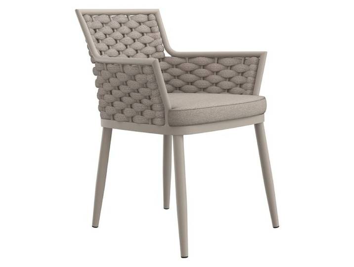 OUTLIV. Leon Gartensessel Aluminium mit Sitzkissen Sand