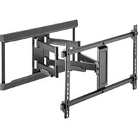 Full Motion TV-Wandhalterung 37" - 80" schwarz (matt), Tragkraft 60 kg, Kabelmanagement