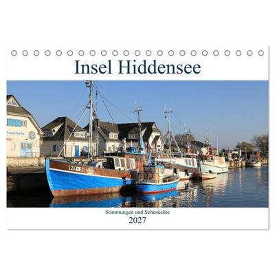 Insel Hiddensee - Stimmungen und Sehnsüchte (Tischkalender 2027 DIN A5 quer), CALVENDO Monatskalender