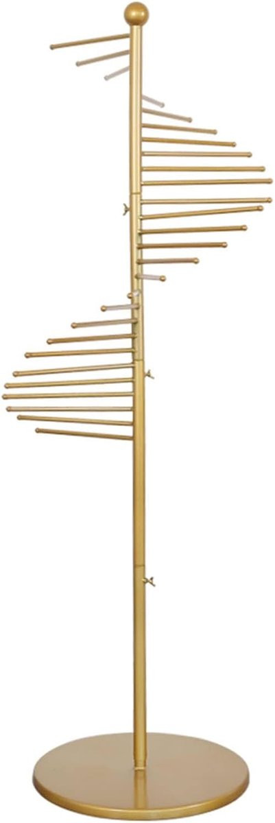 Sjaal Display Rek - Accessoire Organizer - Goud - Hoogte: 170 cm
