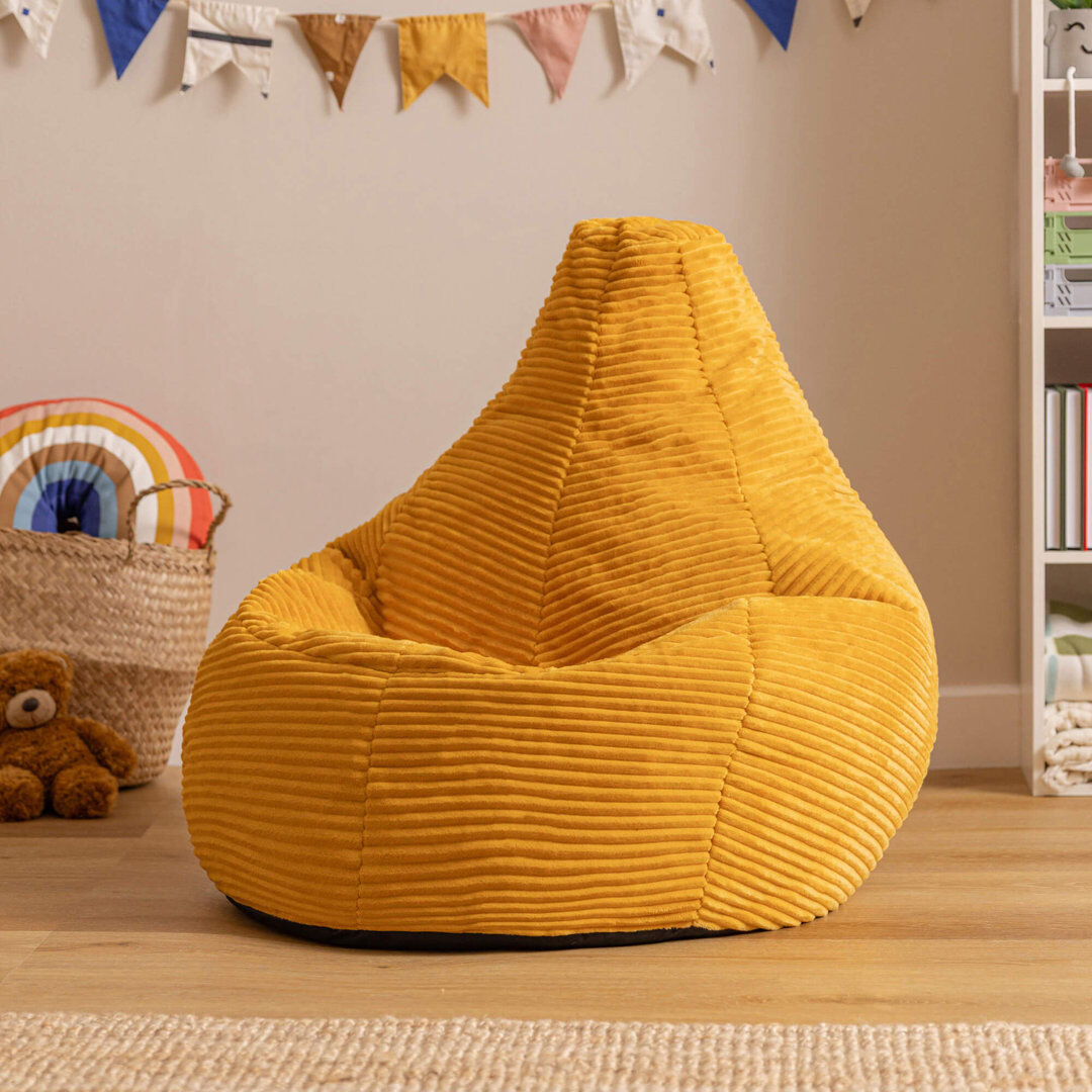 icon Kids Dalton Corduroy Navy Blue Ochre Yellow Medium