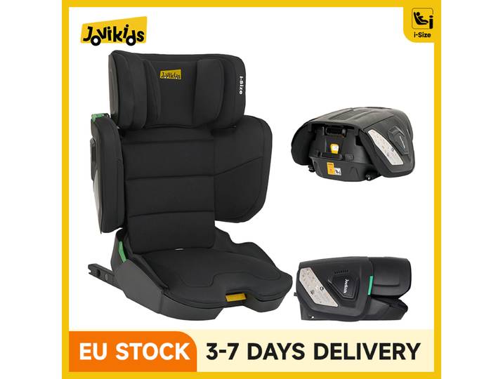 Jovikids Rober rehausseur de siège auto portable à dossier haut pour bébé taille i 100-150 cm