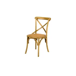 Stuhl in Antikoptik Xabi , holzfarben , Maße (cm): B: 50 H: 88 T: 55.0