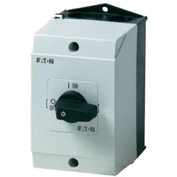 Eaton Schalter 63A 3-polig, Schalter + Taster, Schwarz