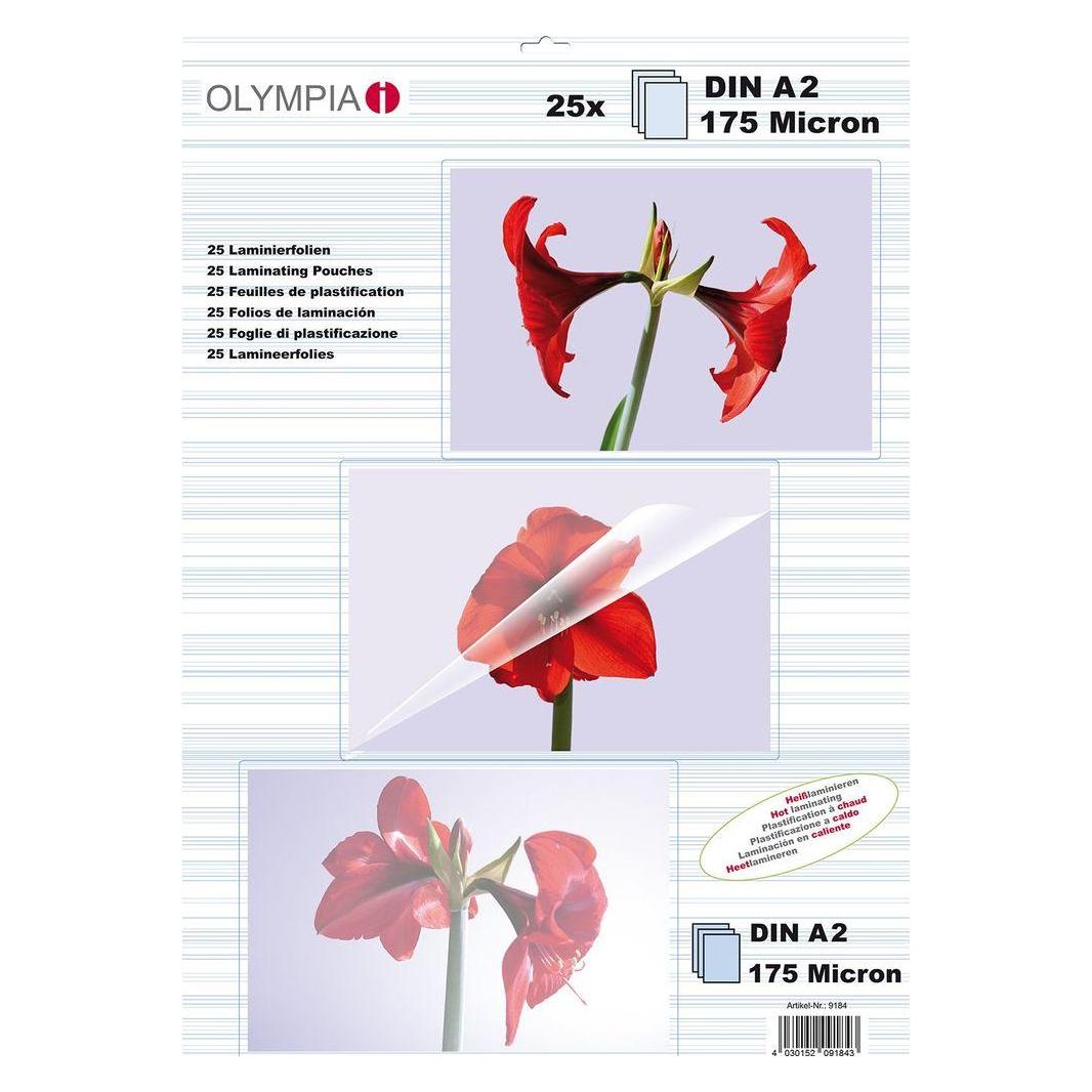 Olympia Laminierfolie (A2, 25 Stk., 125 µm) (9184)