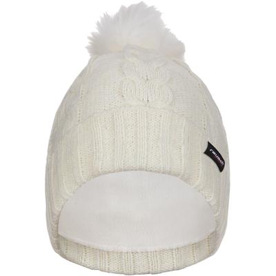 Beanie REUSCH "Eve Beanie", Damen, weiß, 79% Polyacryl, 8% Polyester, 8% Polyamid, 5% Wolle, unifarben, Mützen Beanie, mit weichem Fleece-Innenfutter