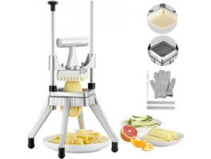 VEVOR Frittiermaschine 3/8 Zoll, Kartoffelschneider, Pommes-Schneidemaschine, zum Schneiden von Gemüse / Obst / Gurken / Kartoffeln / Zwiebeln / Pilz / Äpfeln
