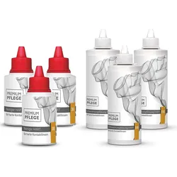 Premium Pflege 3er Set Reiniger und Aufbewahrung Hart (3x30ml + 3x 100ml)