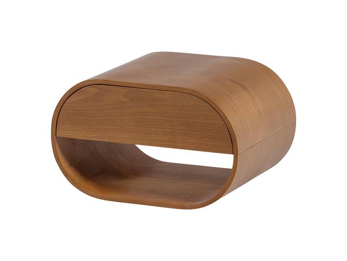 Livetastic Nachttisch Momo, Braun, 1 Schublade(n) Schubladen, 39x23x28 cm, hängend, Schlafzimmer, Nachttische