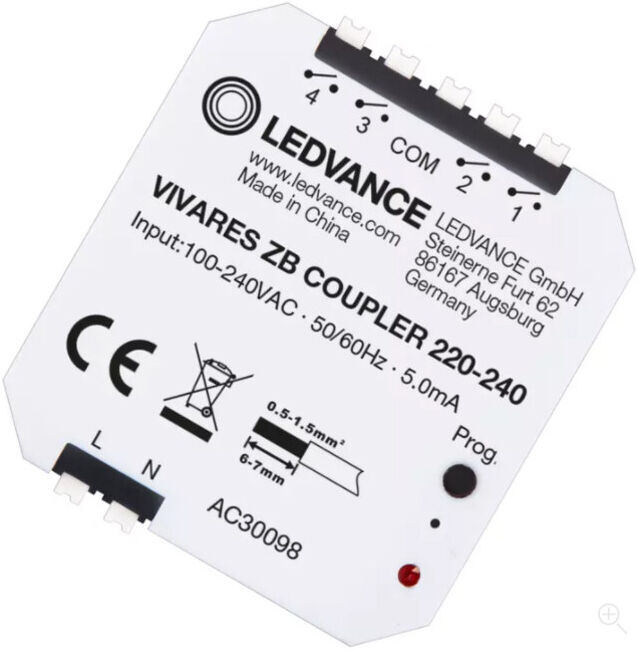 LEDVANCE VIVARES Coupleur de bouton-poussoir ZB COUPLER (4058075463806)