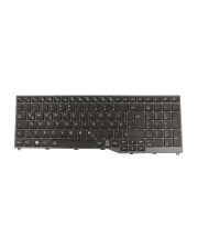 Fujitsu Tastatur DE deutsch schwarz/grau mit Backlight Deutschland (FJM16J96D0JD85)