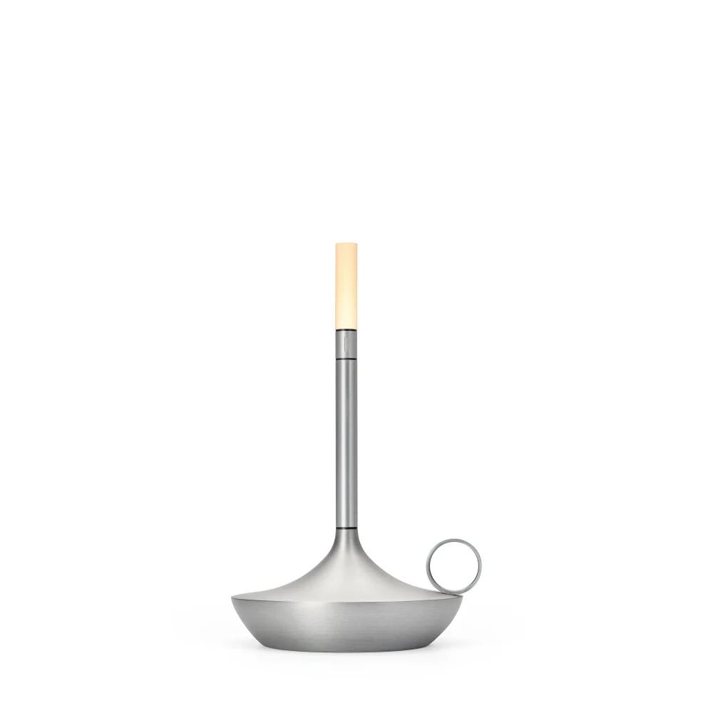Graypants Wick S tafellamp aluminium oplaadbaar grijs